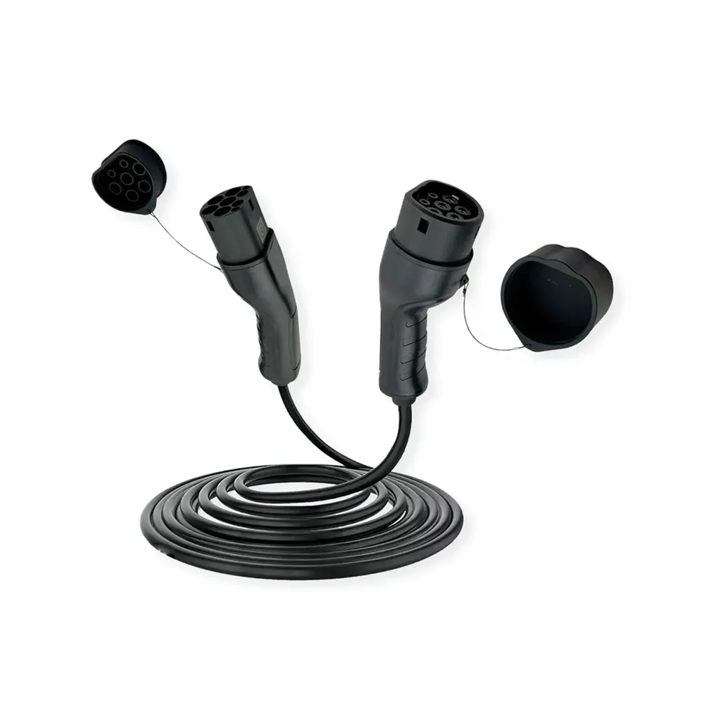 Câble de charge type 2 compact ROLINE 32 A et 7,4 kW pour Wallbox maison
