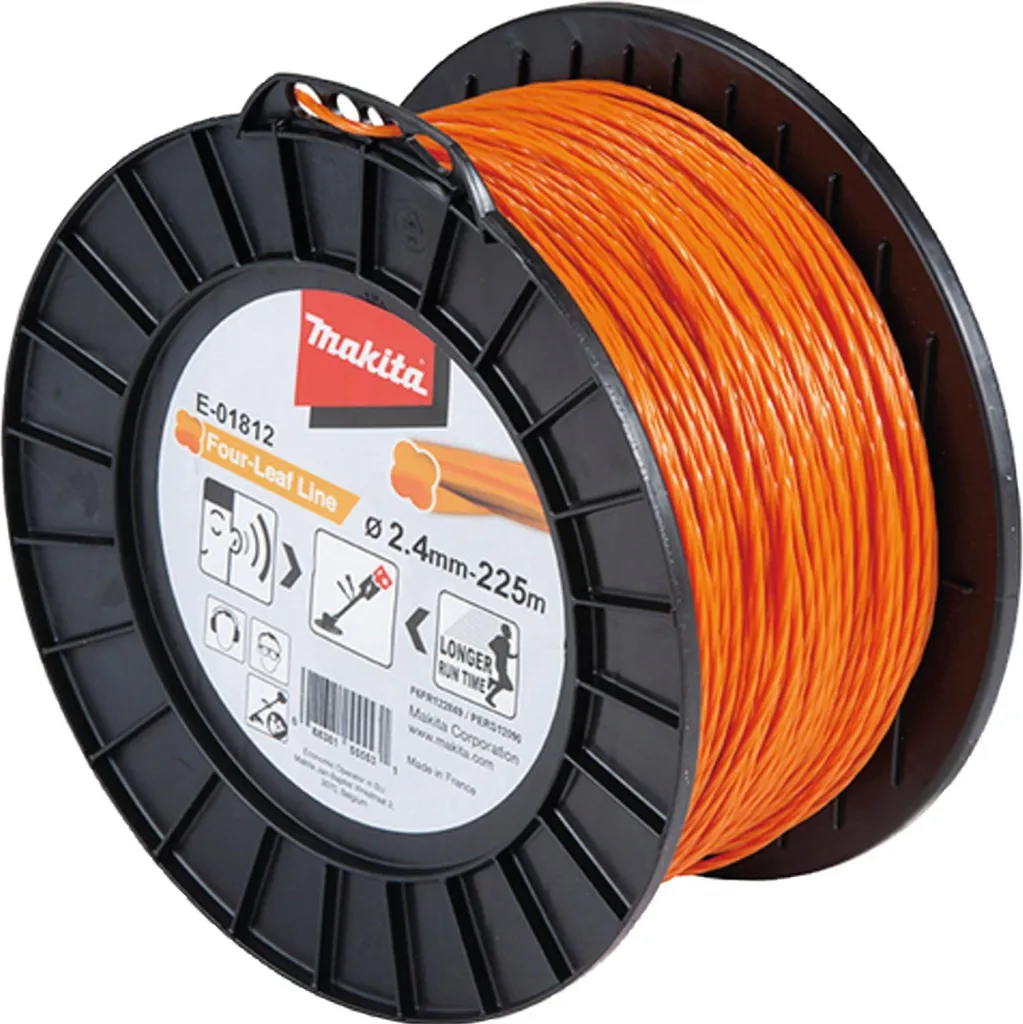 Bobina Makita E-01812 225m - Filo 2,4mm Quadrifoglio Prezzo Ingrosso