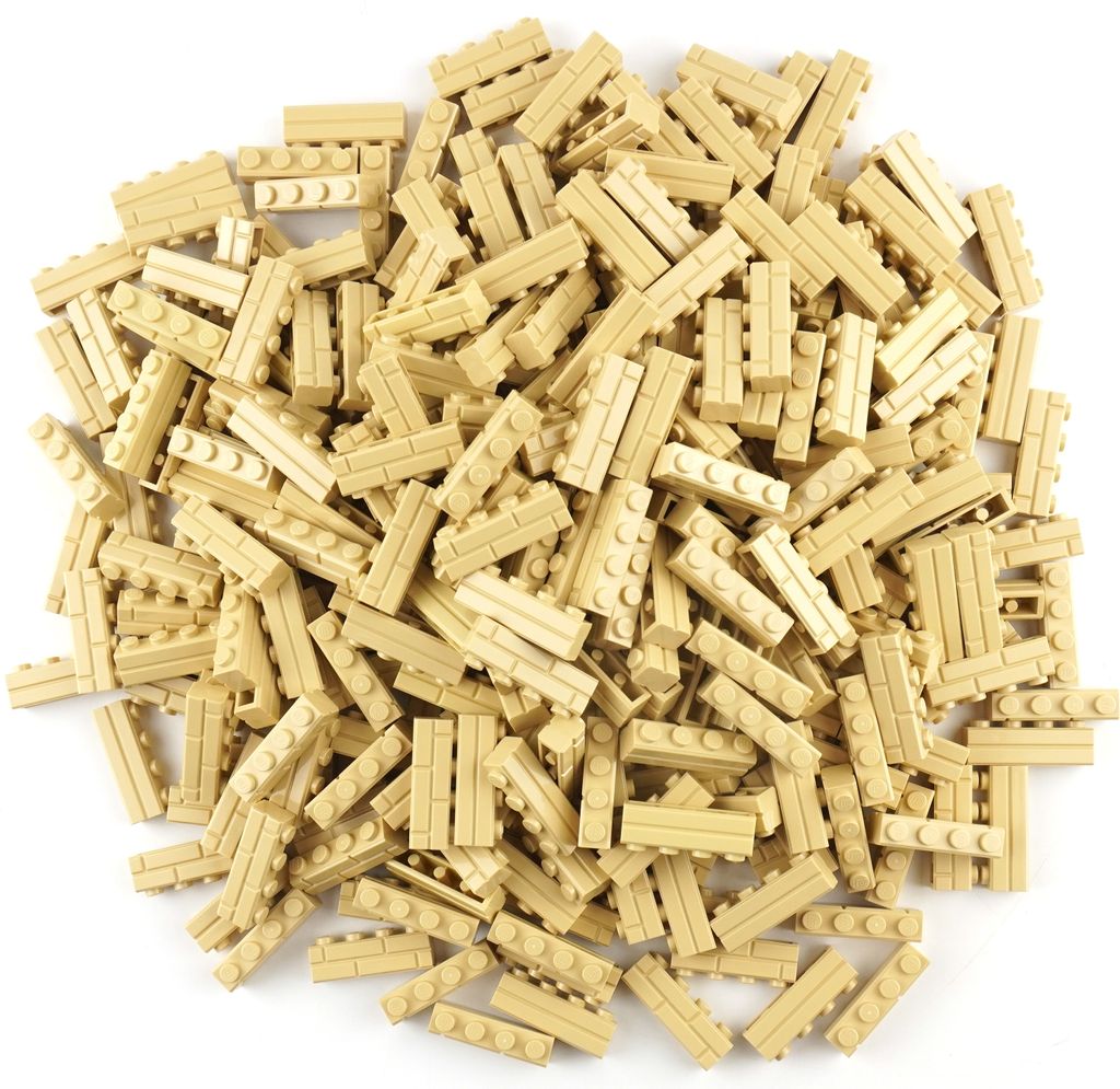 100x Mauerstein 1x4 , Beige