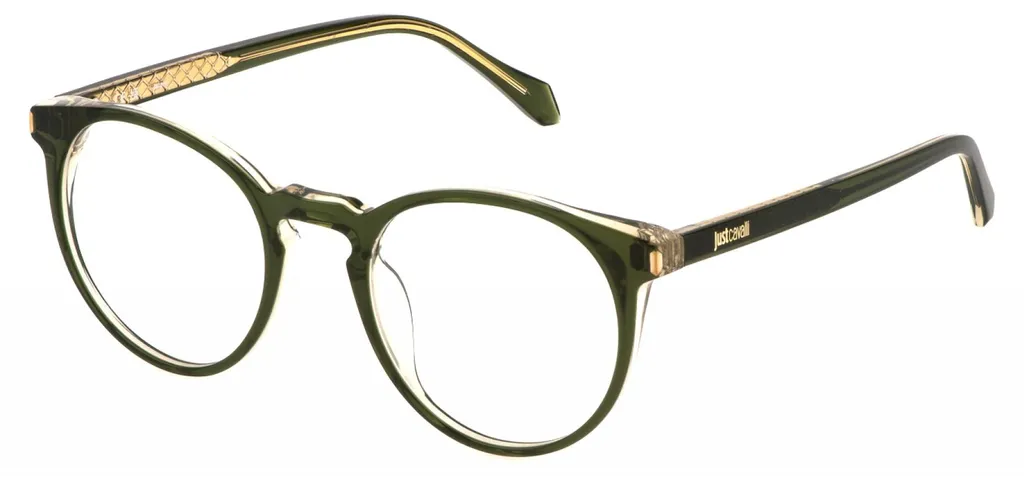Lunettes Just Cavalli VJC049 Vertes 50mm en Acétate : Confort et Légèreté