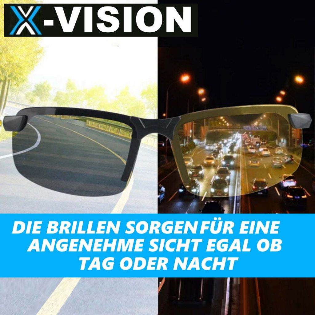 X-VISION Sonnenbrille Nachtsichtbrille Überziehbrille Produktbild 6