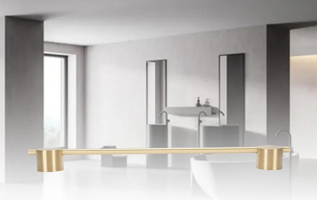 Porte-serviettes mural anti-rouille 60 cm, solution salle de bain inox - 5