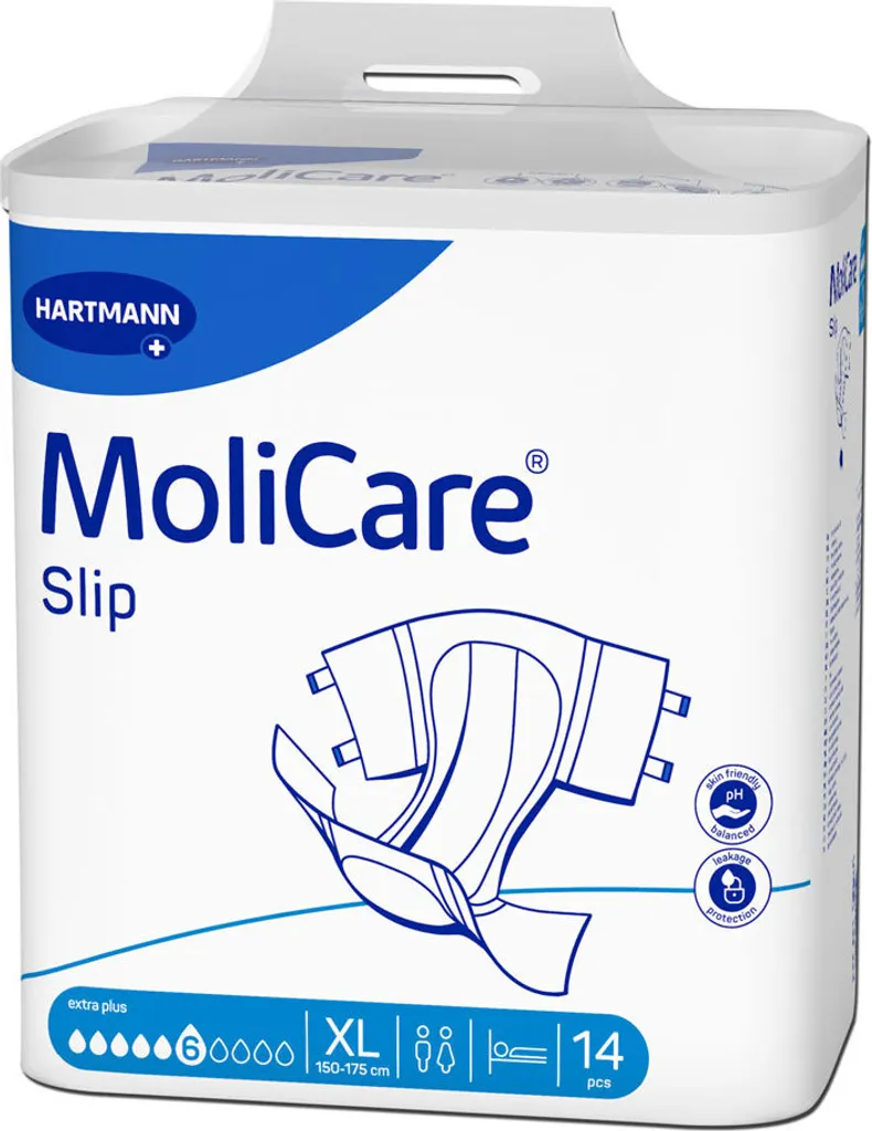 Slip Incontinence 6 Gouttes MoliCare Extra Hartmann - 14 Changes - 7