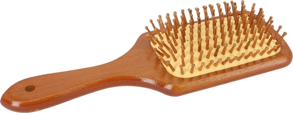 Set de brosses QHP Royal marron en poils synthétiques de qualité