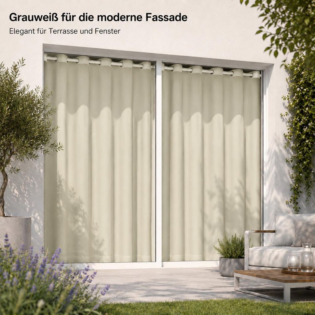 1x Outdoor Thermovorhang gegen Kälte und Hitze – Produktbild 