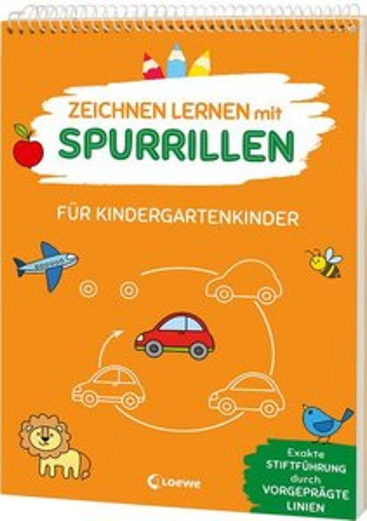 Loewe Verlag GmbH Zeichnen lernen mit Spurrillen - Für Kindergartenkinder Sonstige