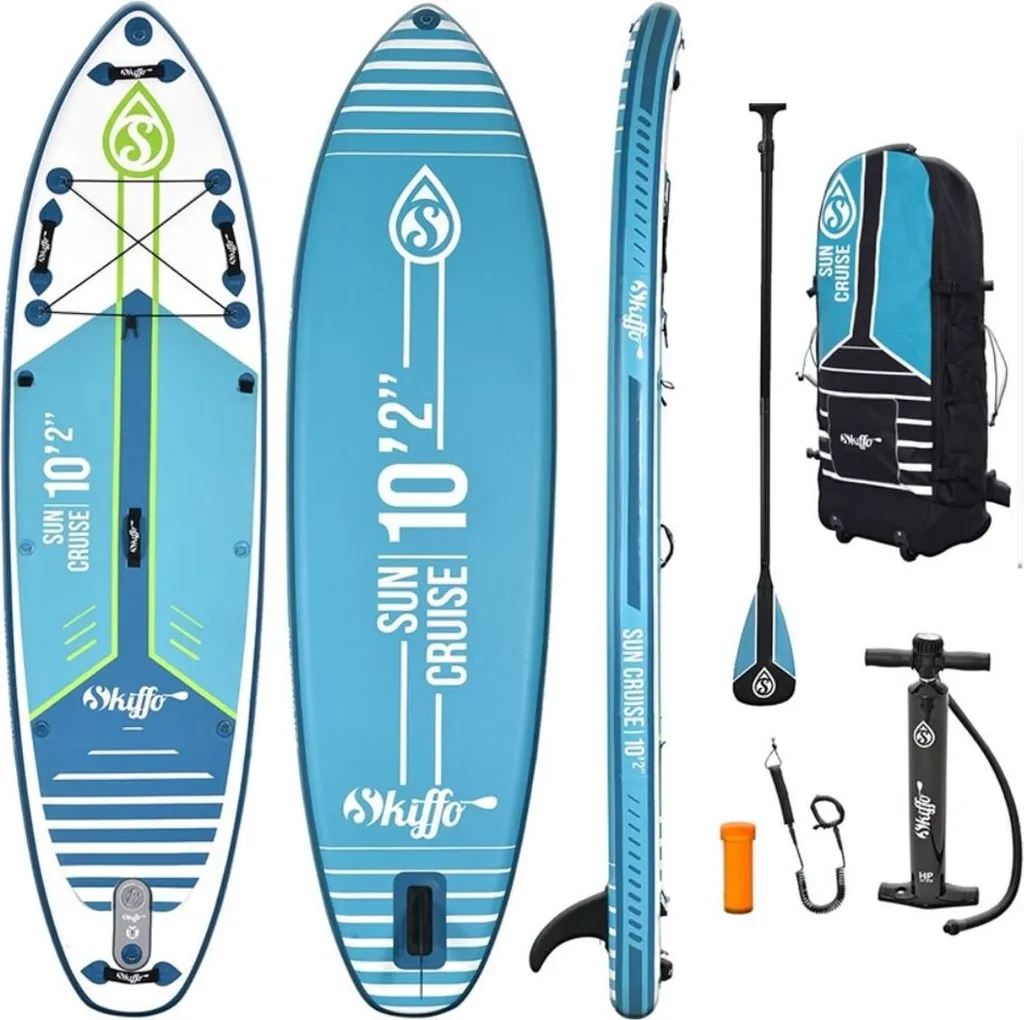 Skiffo Sun Cruise 10'2" : Paddle Rigide et Stable à Double Couche SUP