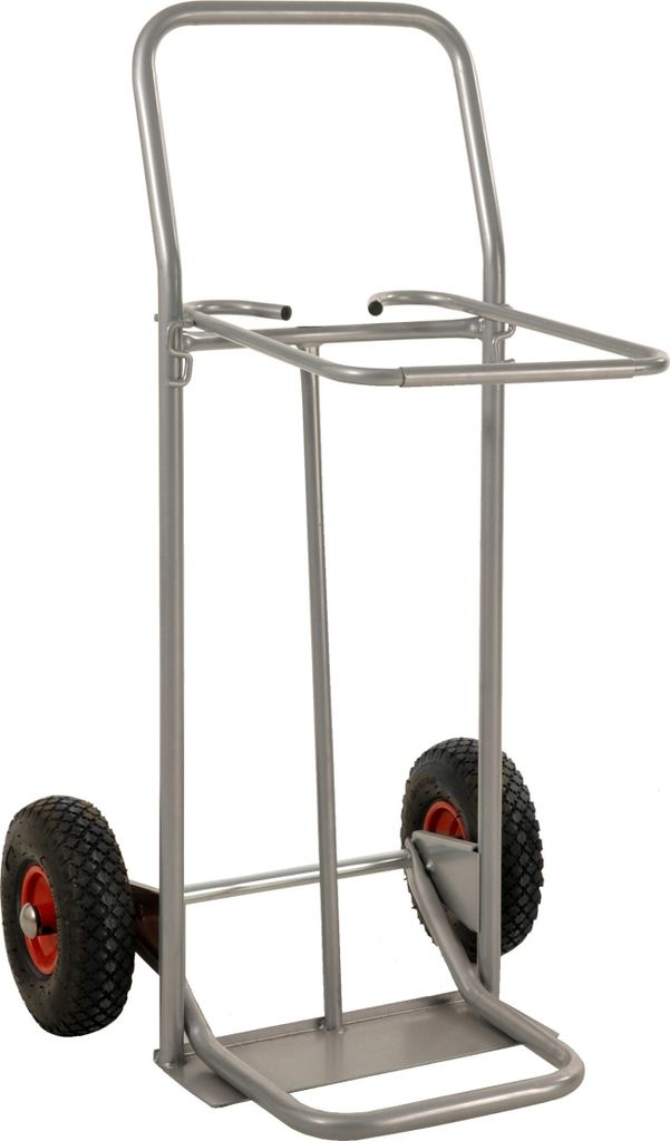 Kongamek Müllsackständer in grau 600x600x900mm mit 150kg Tragkraft für 125l-Säcke