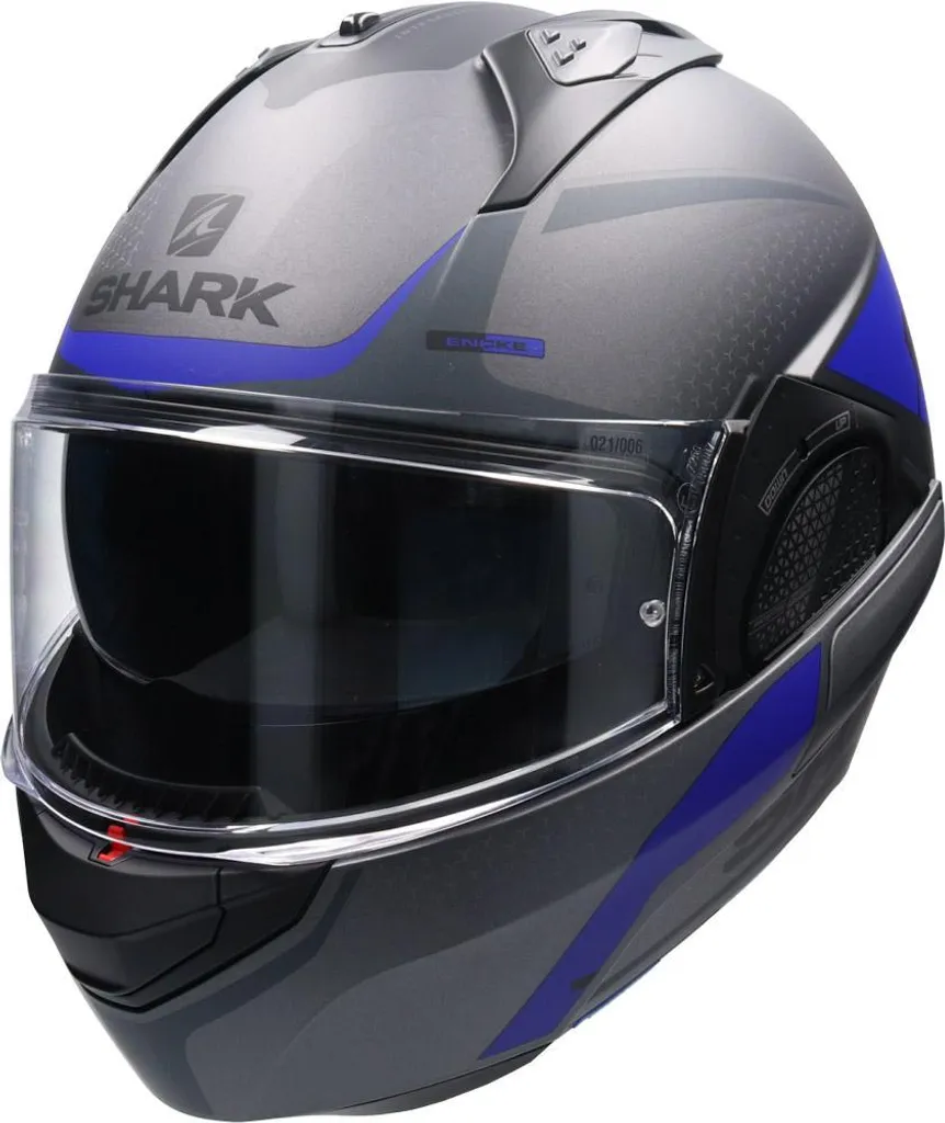 Casque Shark Evo GT Encke XS fini la buée et le bruit en mode modulable