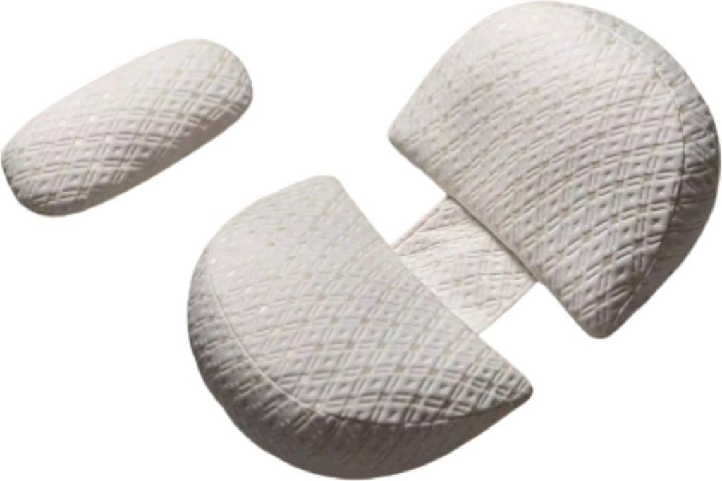 Ergonomisches Schwangerschaftskissen – Verstellbar – Für Seitenschläfer – Body Pillow – Stillkissen – Weiß