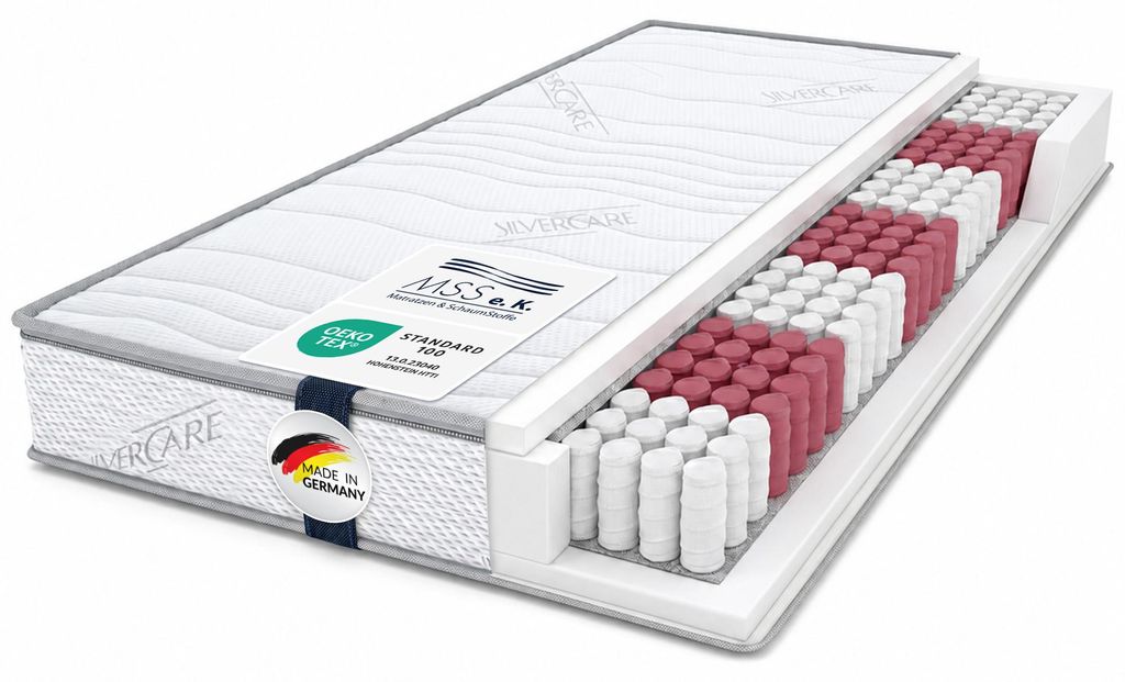 MEDIC Silver Plus - 7 Zonen Tonnentaschenfederkern - 70 x Produktbild 