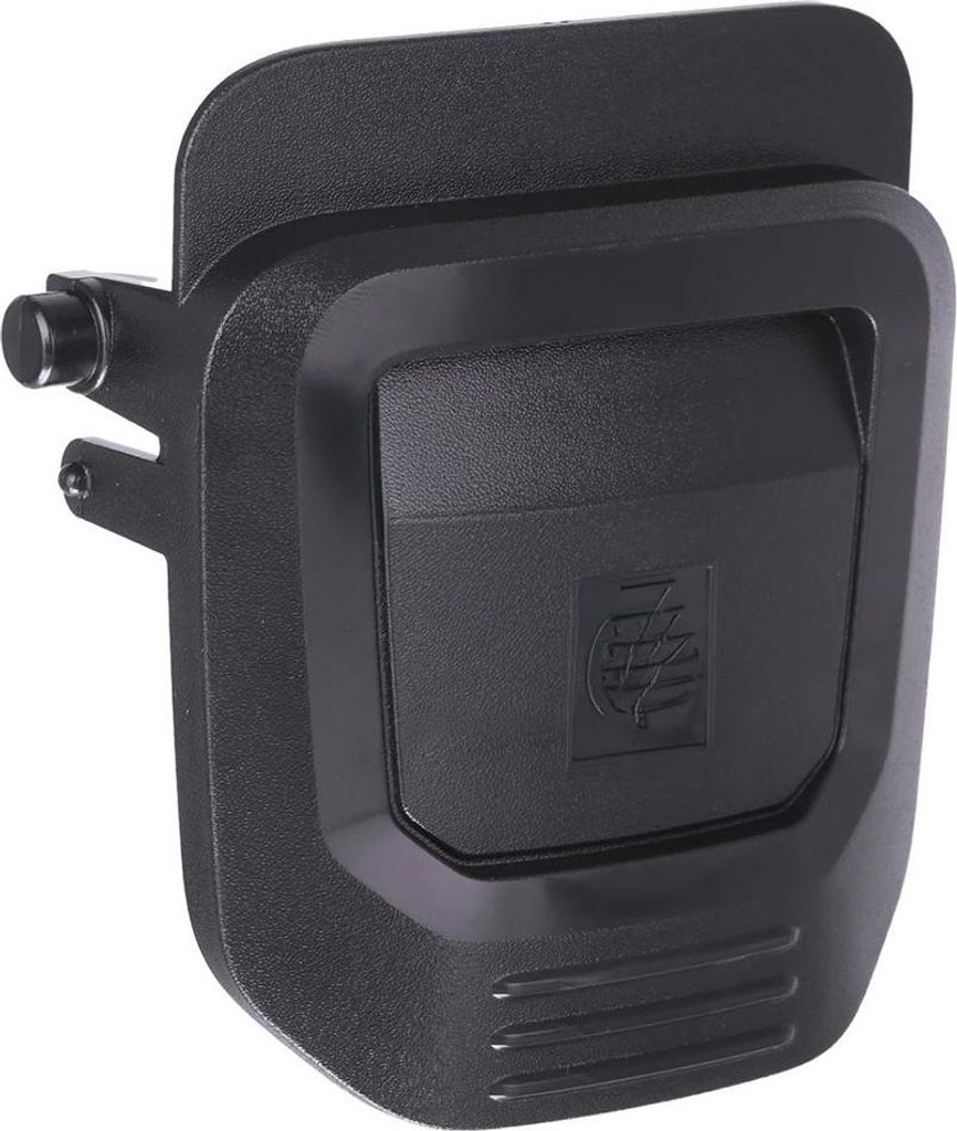 A black plastic accessory for a vacuum cleaner.