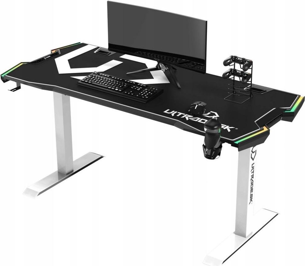 Biurko gamingowe Ultradesk FORCE 1/2 166cm Regulacja Zdjęcie produktu 
