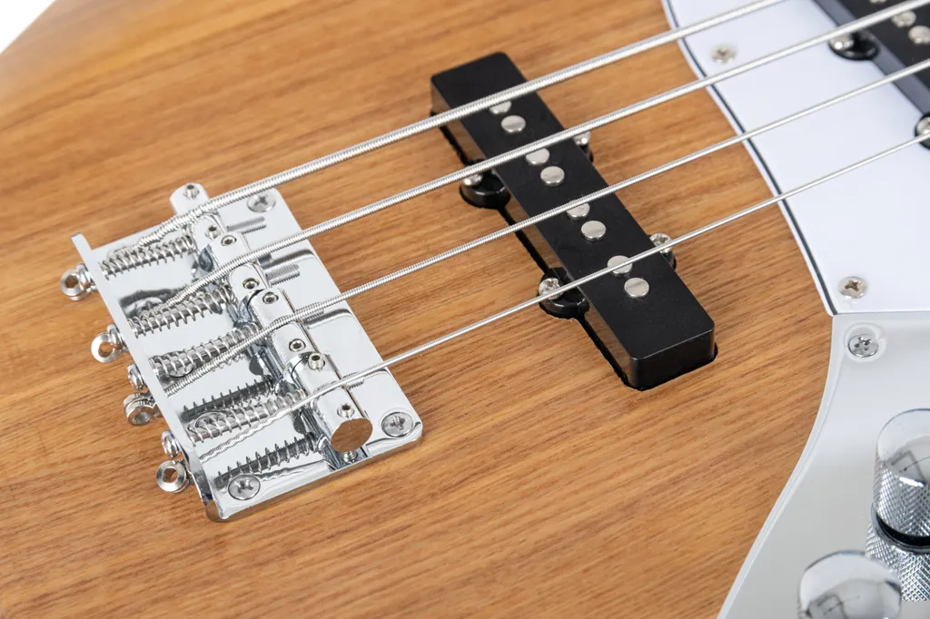 Basse Rocktile Pro JB-30PR finition Ashwood avec micros Single-Coil - 8