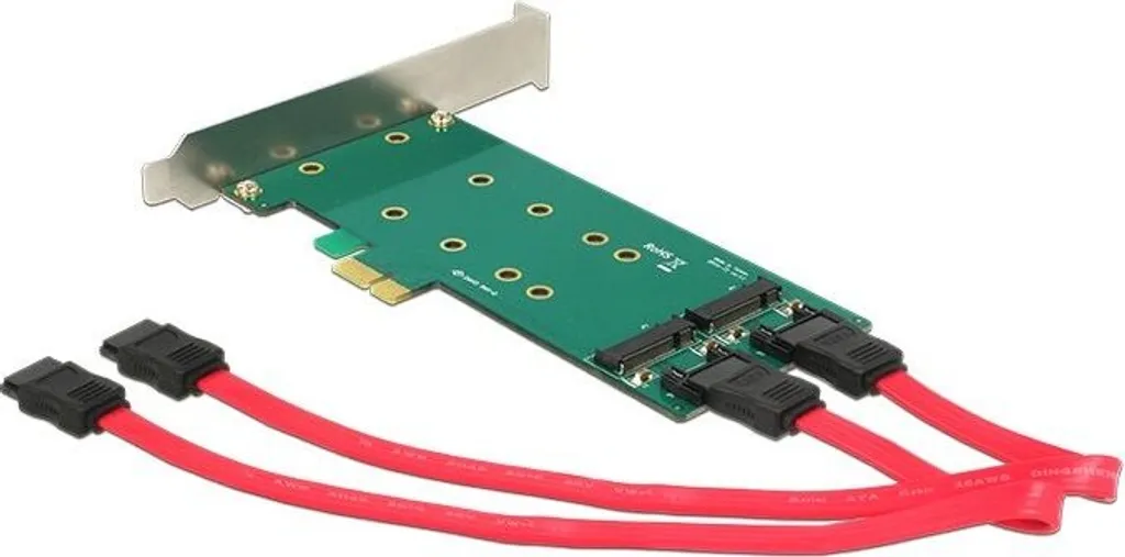 Résoudre le Manque de Ports SATA avec cette Carte PCIe 2x M.2 et 2x SATA