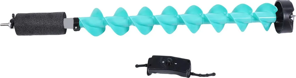 Tarière à glace pour eaux profondes 5 pouces en nylon avec kit adaptateur
