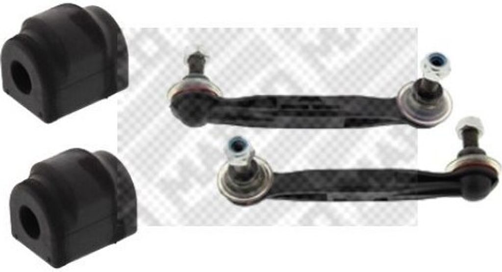 MAPCO 57657 Stabilisatorlager Reparatursatz für BMW 1 Schrägheck (F20) Hinten 12mm Gummilager