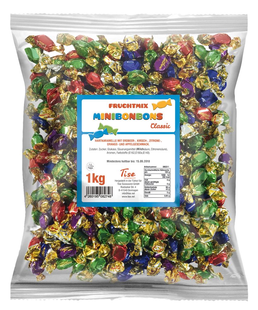 Minibonbons Fruchtmix Produktbild 