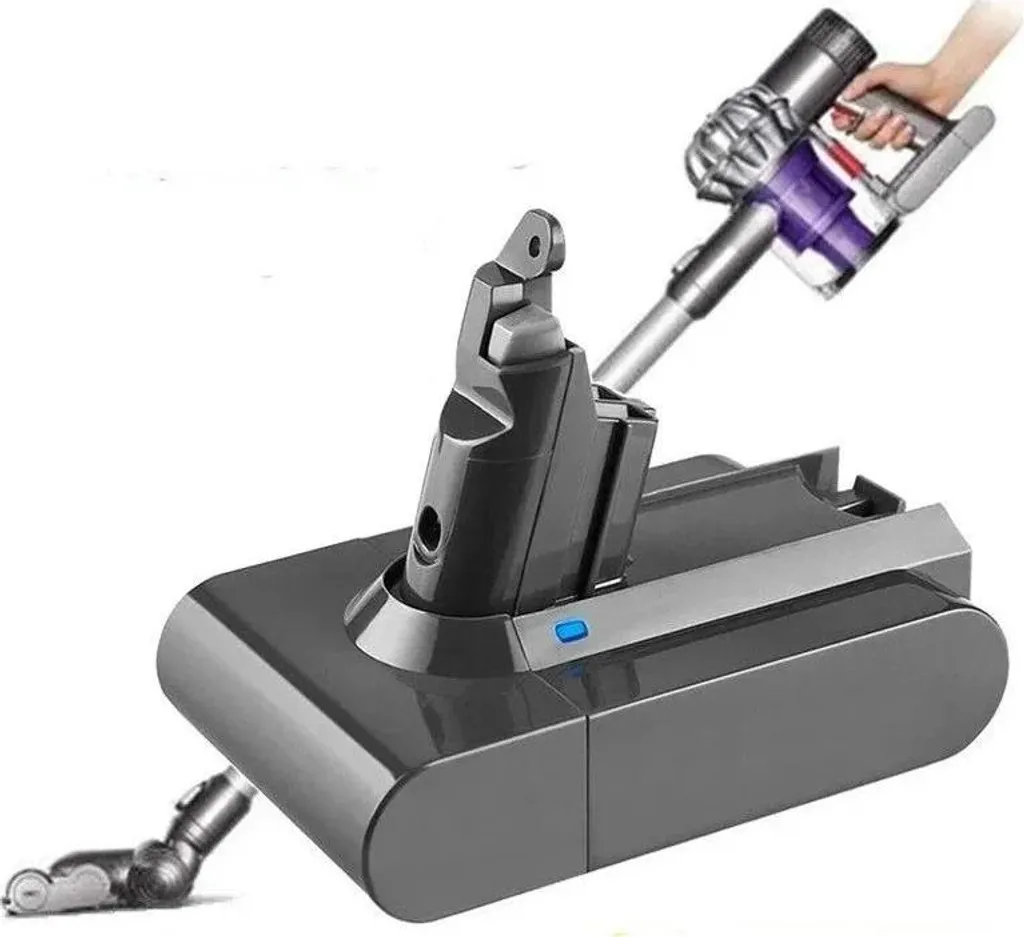 Réparer Aspirateur V6 avec Batterie Li-Ion 6800 mAh Haute Capacité Grise