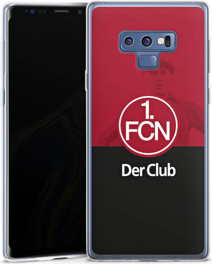 DeinDesign Slim Hülle für Samsung Galaxy Note 9 Silikon Case Ultra Dünn Handyhülle 1. FC Nürnberg Der Club Offizielles Lizenzprodukt