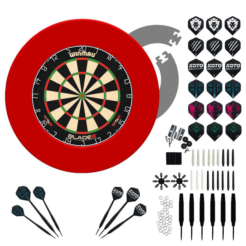 Winmau Blade 6 + Surround + KOTO Accessory Kit Steeltip (90 Produktbild 