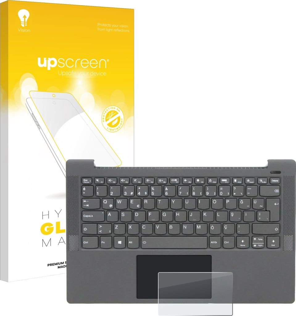 upscreen Entspiegelungs Schutzglas für Lenovo IdeaPad 5 14ALC05 Touchpad Schutzfolie Panzer Folie Glas Display Schutz matt