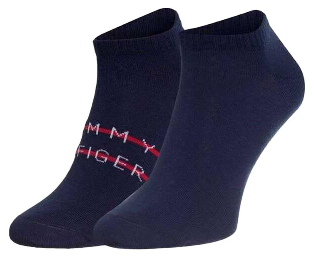 Tommy Hilfiger - Knöchelsocken für Herren (2er-Pack) NA716 (43 EU - 47 EU) (Marine)