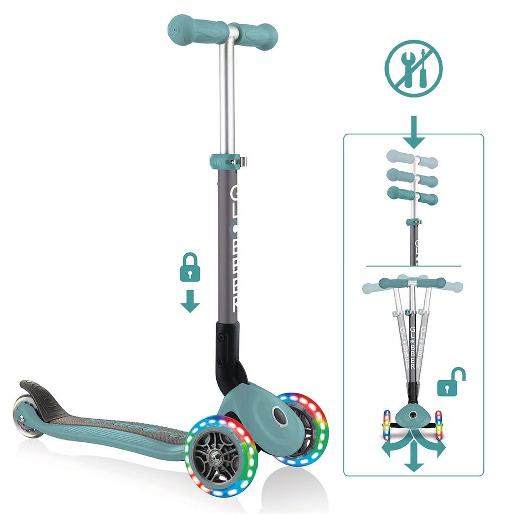 GLOBBER PRIMO FOLDABLE LIGHTS, mint Produktbild 