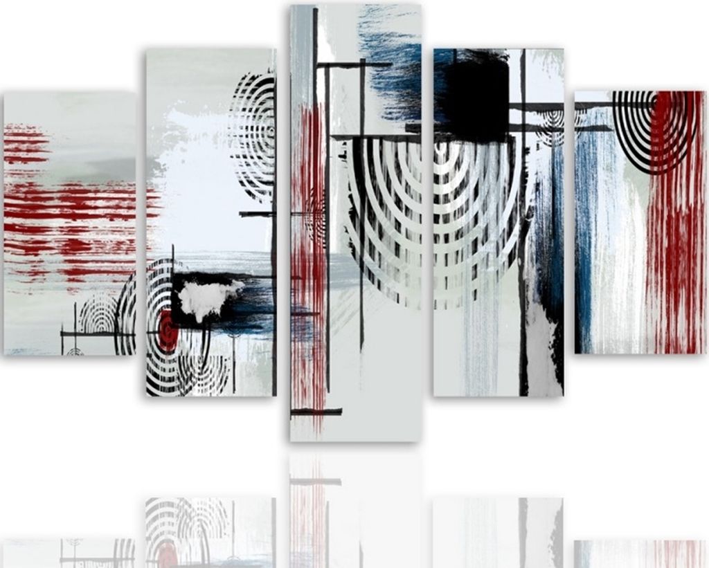 Kunstdruck auf Leinwand - Weit verbreitete Wirbelstürme - Wanddeko, Canvas cm. 150x100 (5 panels)