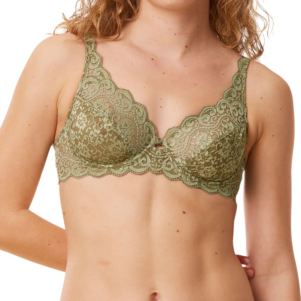 Triumph Amourette W Bügel-BH Mit weichen, elastischen Jacquard-Trägern, Neue Cup-Innenkante mit weichem Gummi, Haken- und Ösenverschluss mit dre...