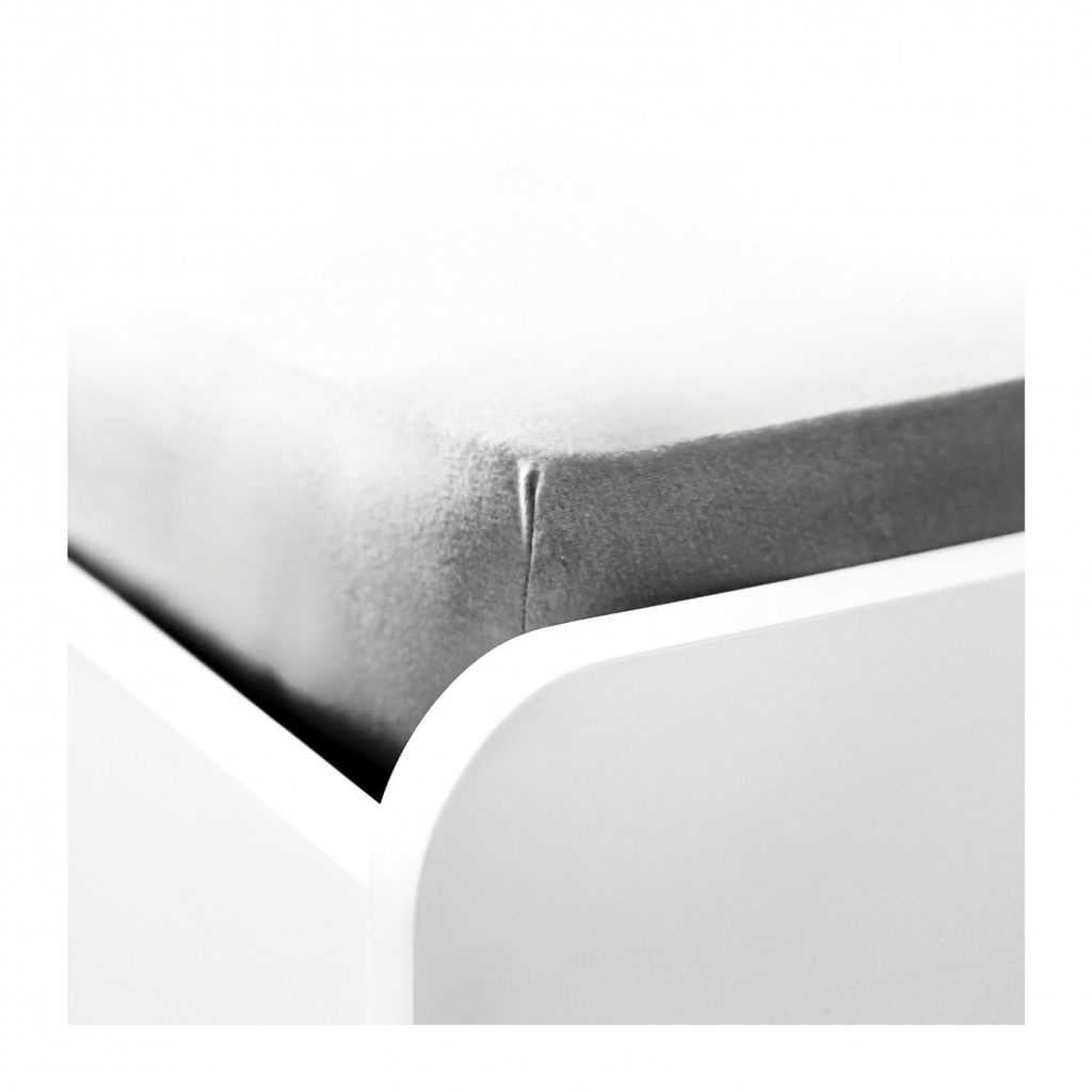 Jersey Spannbettlaken 100% Baumwolle 120-130x200 cm + 25 cm Rundumgummizug Schwarz