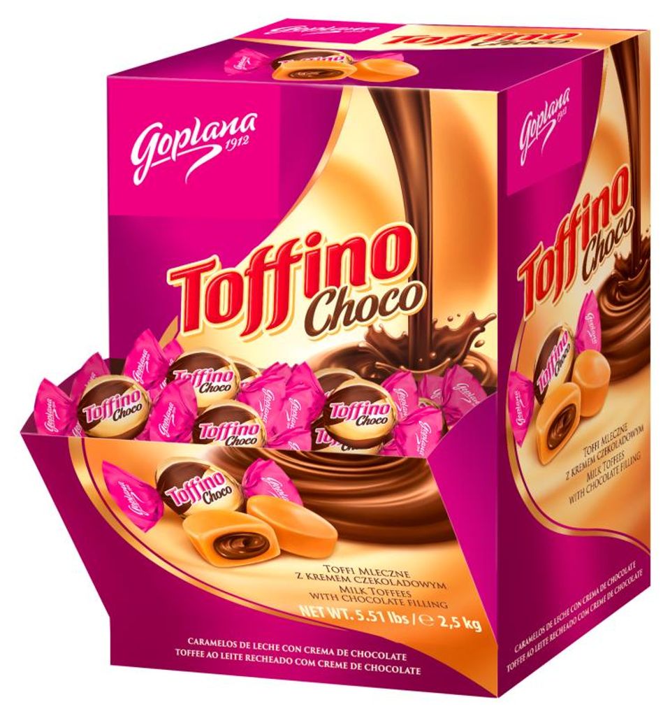 Goplana Toffino Choco Toffi Milchtoffee mit Produktbild 