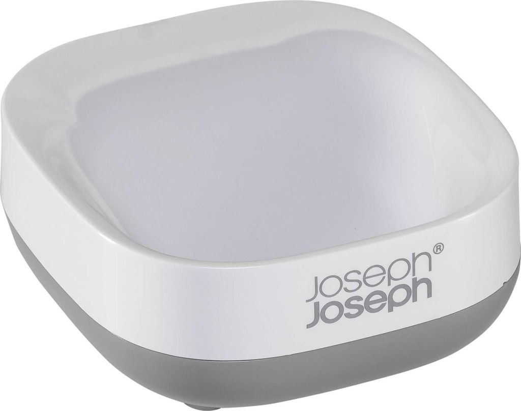 Joseph Joseph Slim™ - Kompaktowa mydelniczka - Biały/szary Zdjęcie produktu 