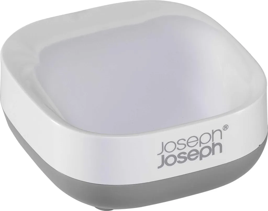 Joseph Joseph Slim™ - Portasapone compatto - Bianco/grigio