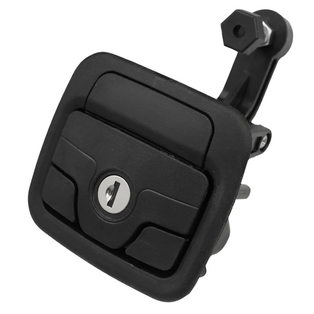 Serrure FAP à compression noire : fini les vibrations de porte caravane - 2