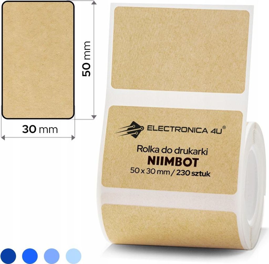 Selbstklebende Etiketten Thermosticker Niimbot B1 B4 B21 Produktbild 