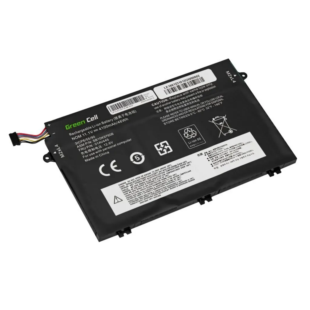 Batterie Green Cell pour Lenovo ThinkPad 11.1V 4400mAh Haute Qualité