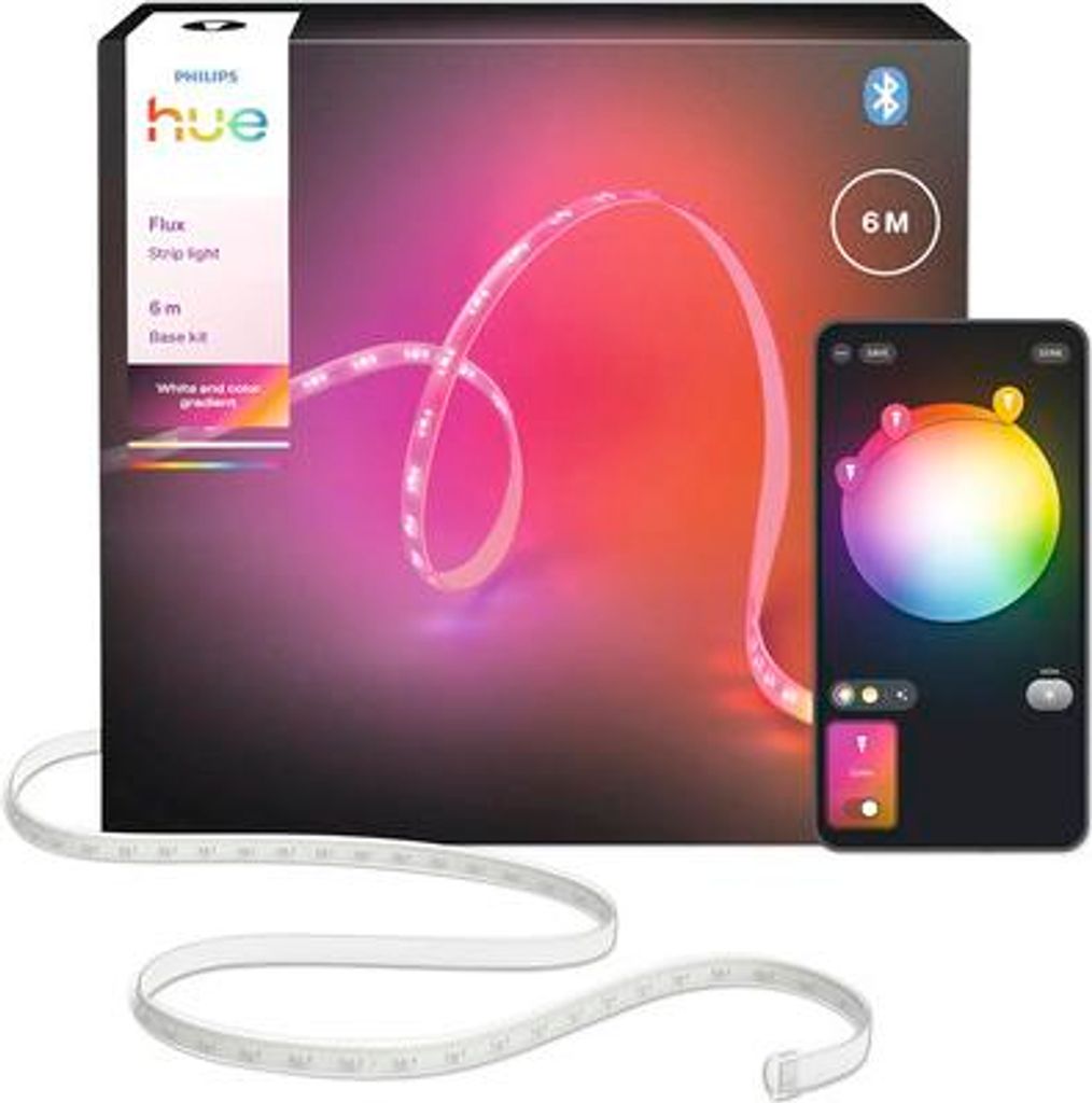 Philips Hue Flux Lightstrip 20W 2000 lm 2000- 6500 K RGBW Immagine del prodotto 