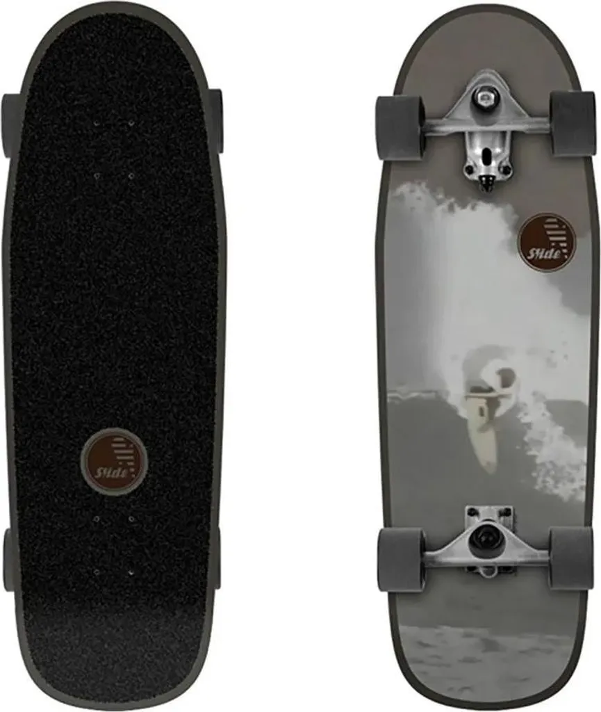 Slide 33'' Obq 1 Surfskate Vert avec Trucks Ajustables pour Carving