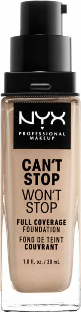 Nyx CanAt Stop WonAt Stop Full Coverage Foundation Alabaster 30 ml