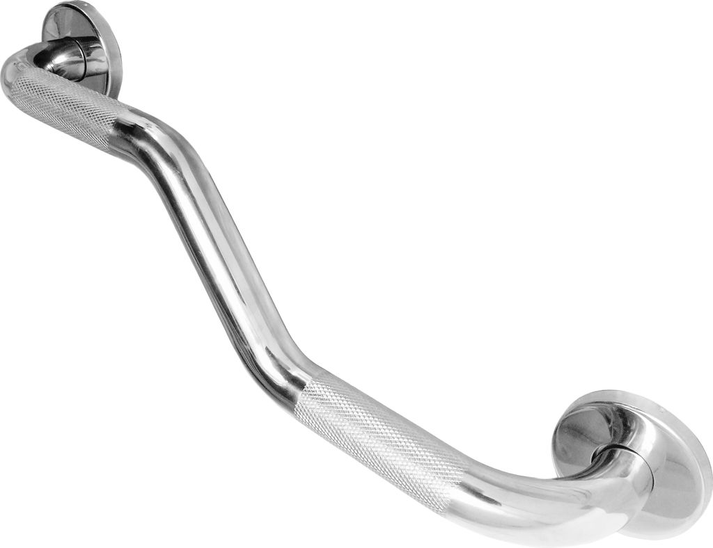 SENSEA - Ruschfeste Haltegriff TOUCH - Edelstahl - Max 150 kg - L.45 x B.7,8 x H.10 cm - Gebürsteter Edelstahl - Haltestange - Sicherheitsgriff - ...