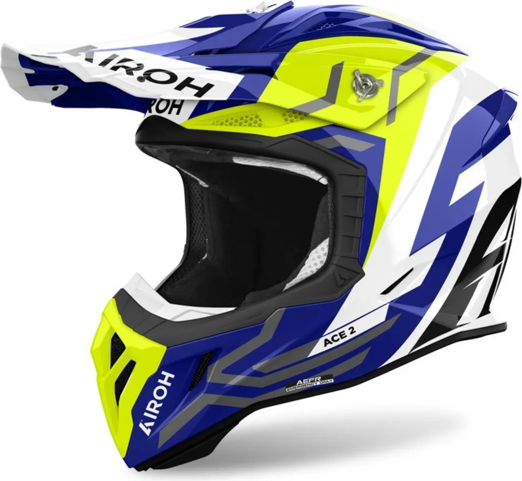 Casque Tout-Terrain Airoh Aviator Ace II AVA22G31 pour Compétition Cross
