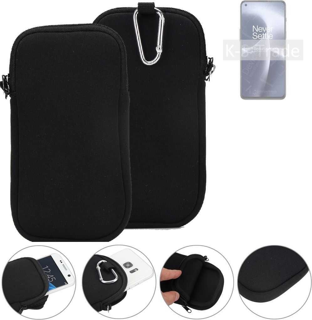 K-S-Trade Neopren-Hülle Handyhülle kompatibel mit OnePlus Nord 2T Schutzhülle Neoprenhülle Sleeve Schutz-Hülle Gürtel Tasche Case Holster