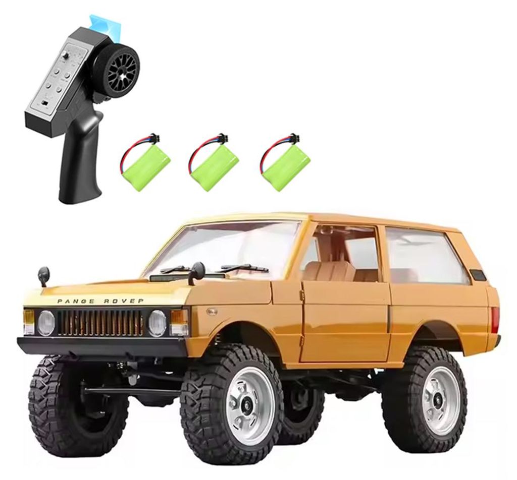 Ferngesteuertes Auto, ferngesteuerter Crawler im Massstab 1:12 fuer Kinder und Erwachsene, 2,4 GHz 4WD, wiederaufladbares ferngesteuertes Autospiel...