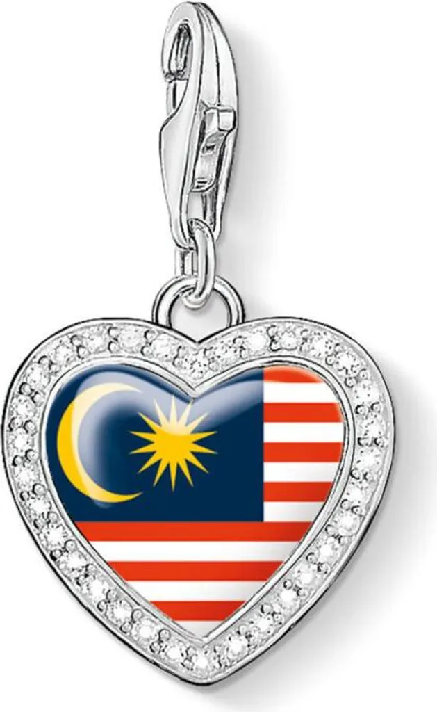 Pendentif Perles Multicolores Thomas Sabo en Argent pour Femme 2,60 cm