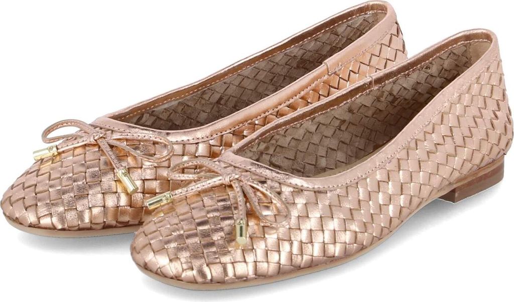 Bullboxer Damen Ballerinas Rosègold Glattleder  Größe: 38 Produktbild 