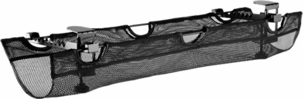 Guide-câbles sous Bureau en Maille Souple Icy Box IB-EWA102-CM Noir Mat