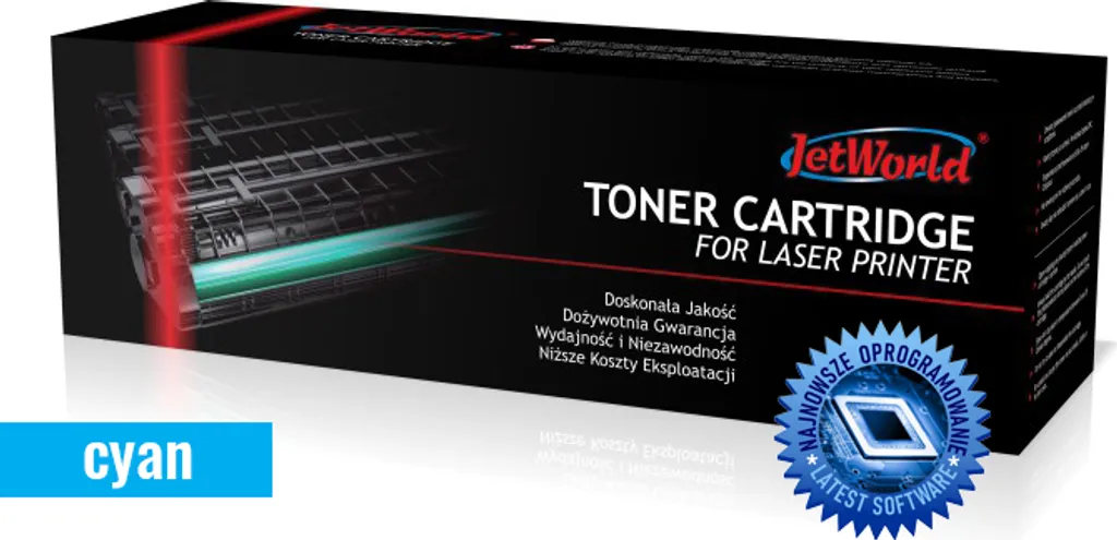 Toner Compatibile HP 415A Ciano W2031A | JetWorld per HP M454 M479 - 1