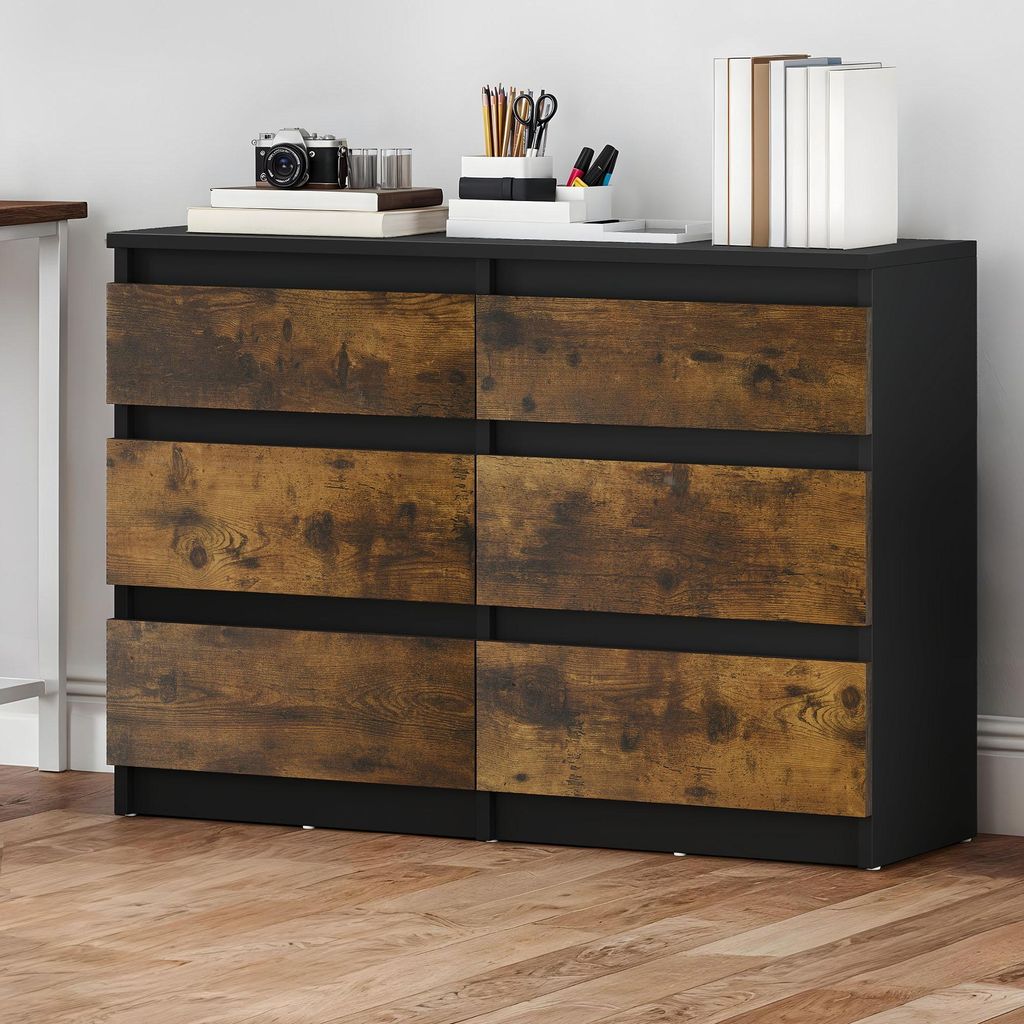 YITAHOME Kommode mit 6 Schubladen, Sideboard Produktbild 