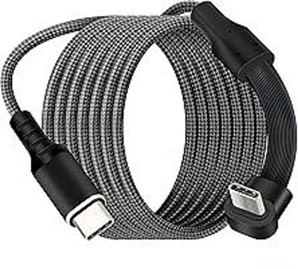 Mai Più Cavi Rotti! GELRHONR USB C 90 Gradi 60W | Nylon 1 Metro